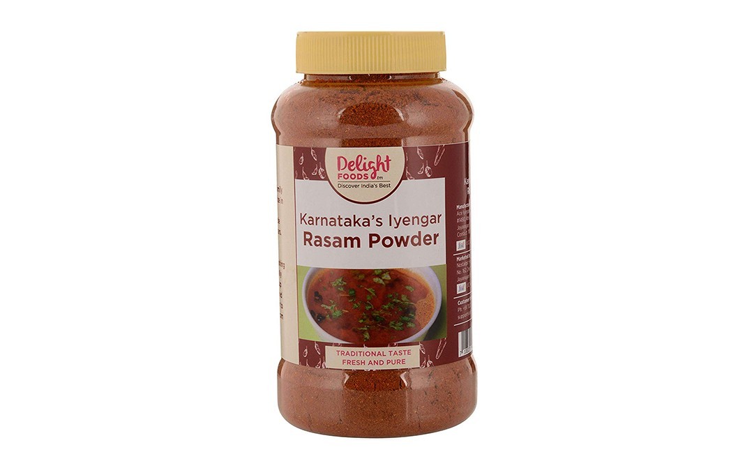 Delight Foods Karnataka's Iyenger Rasam Powder    Plastic Jar  250 grams